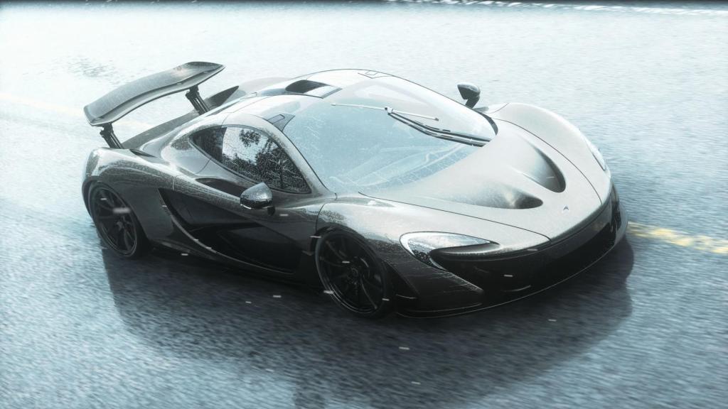 Grey McLaren P1 Wallpaper