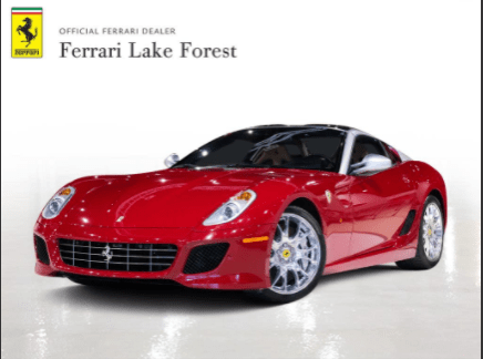 Red Ferrari 599 GTB Wallpaper