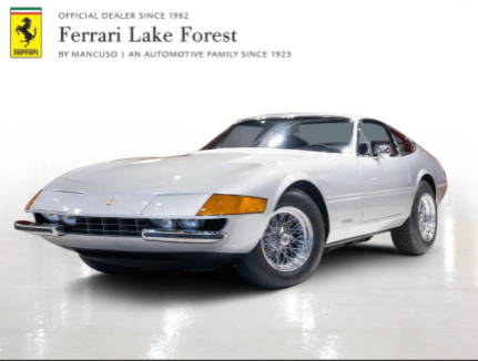 White Ferrari GTB/4 Wallpaper