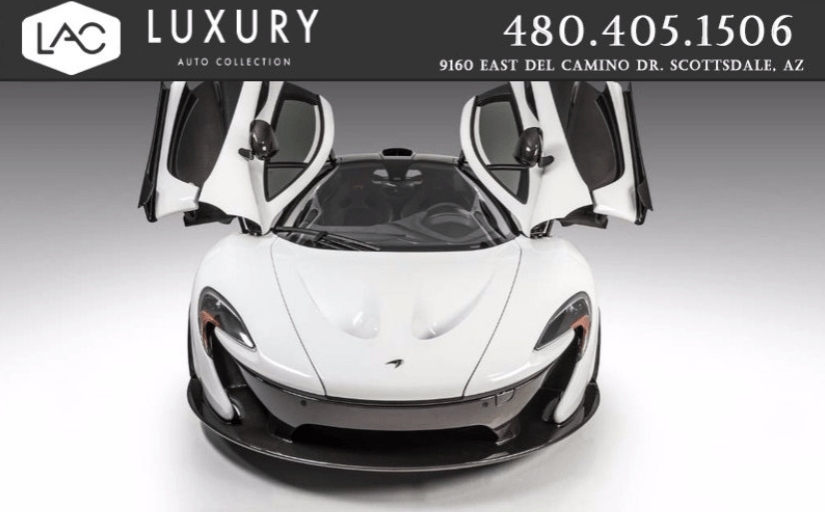 Photo of a White McLaren P1