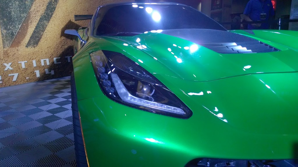 HD Image of Corvette Headlights