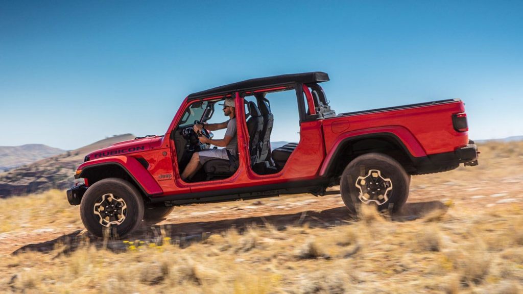 HD Image of Doorless Jeep Gladiator