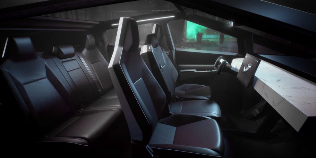 Tesla Cyber Truck Interior